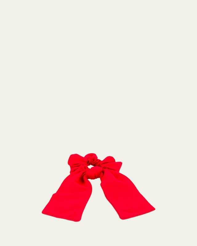 Red Bow Scrunchie